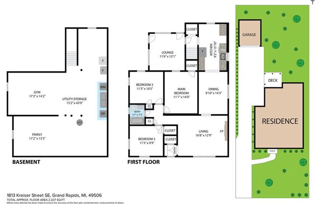 3 beds, 1 bath, $2,625