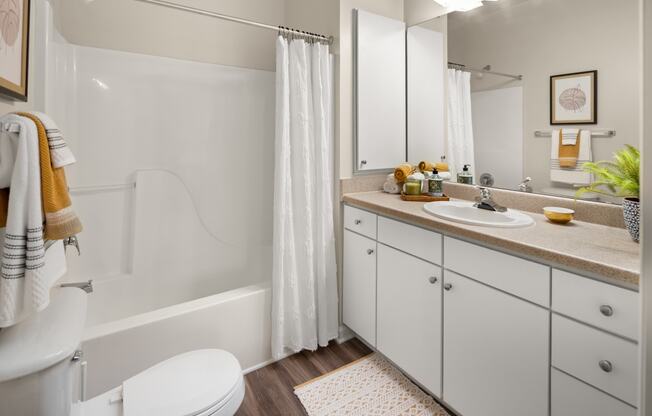 our apartments offer a bathroom with a shower