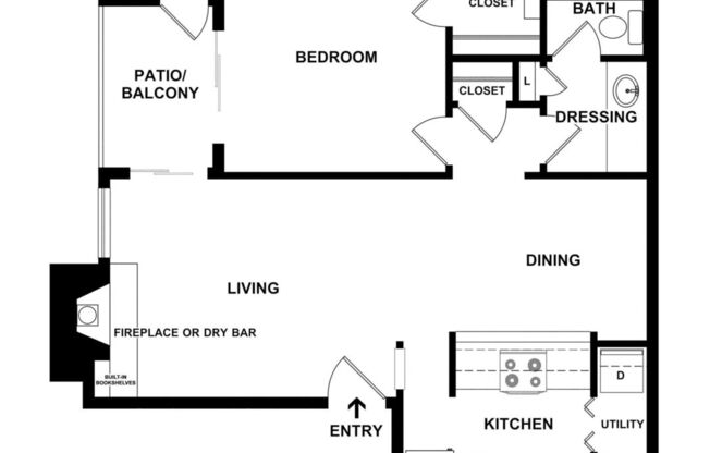 1 bed, 1 bath, 763 sqft, $1,060