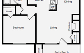 1 bed, 1 bath, 630 sqft, $1,084, Unit 1405