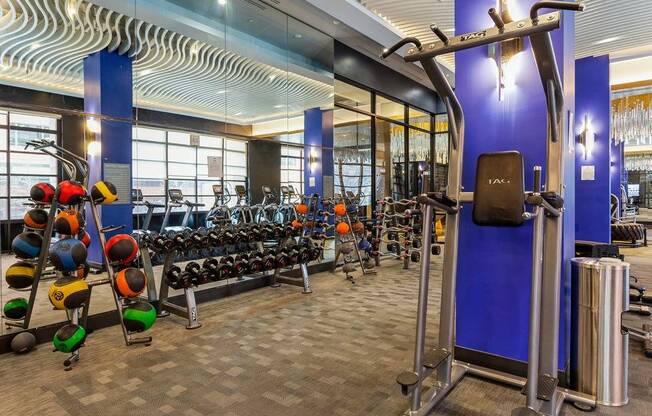 On-site fitness center at Arrive Federal Hill, Baltimore, MD, 21230