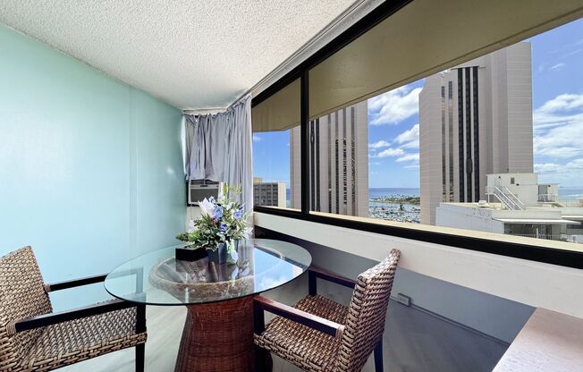 Furnished Waikiki Condo with A/C and Utilities Included