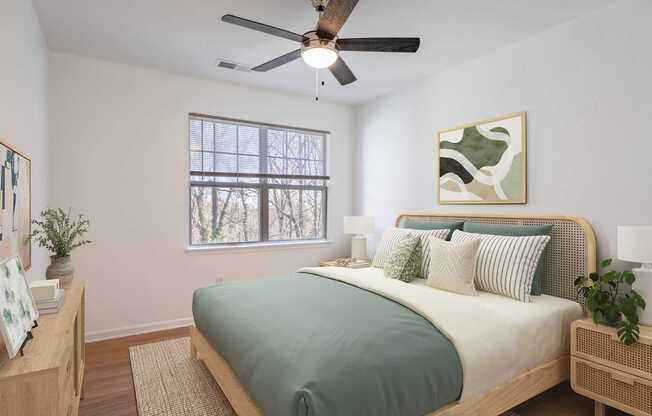 Bedroom with Hard Surface Flooring