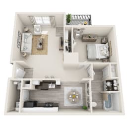 1 bed, 1 bath, 839 sqft, $1,583