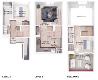 2 beds, 2 baths, 940 sqft, $2,595