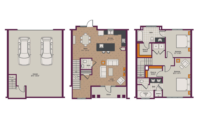 2 beds, 2 baths, 1,513 sqft, $3,155