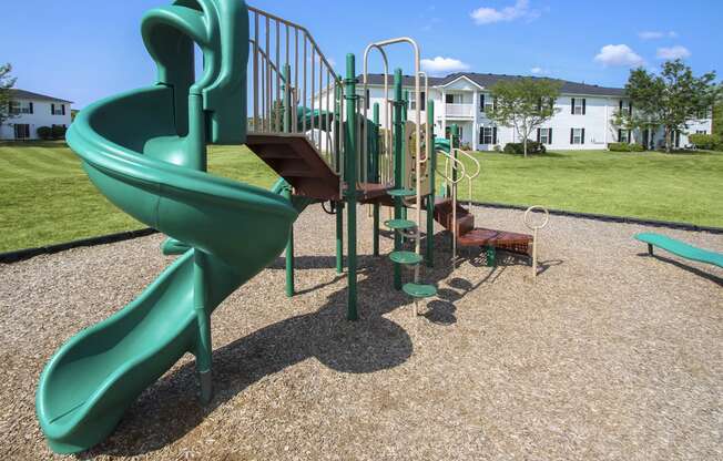This is a photo of the playground at Place Apartments in Washington Township, OH