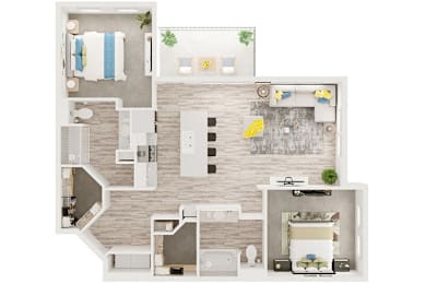 2 beds, 2 baths, 1,115 sqft, $2,008