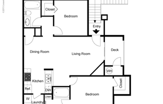 2 beds, 2 baths, 1,015 sqft, $1,490