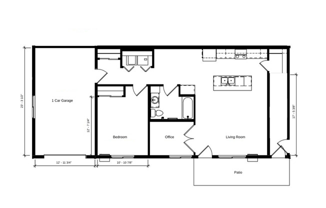 1 bed, 1 bath, 869 sqft, $1,299, Unit WT 404-05