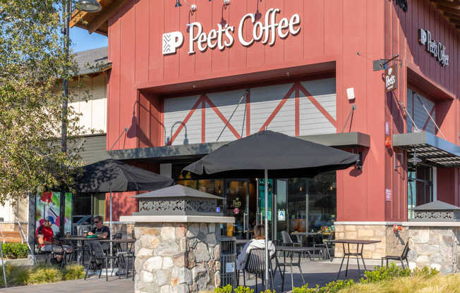 Stop by for coffee at the nearby The Vineyards in Porter Ranch