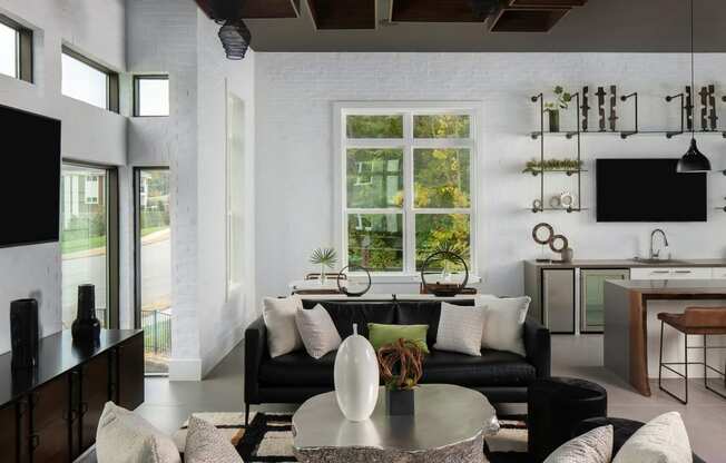 Lounge with Kitchen and Flat Screen TV