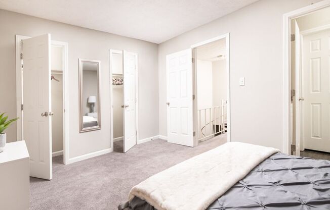 Bedroom With Closet at Elite at City View, College Park