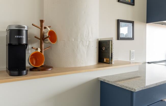 Kitchen with custom cabinetry