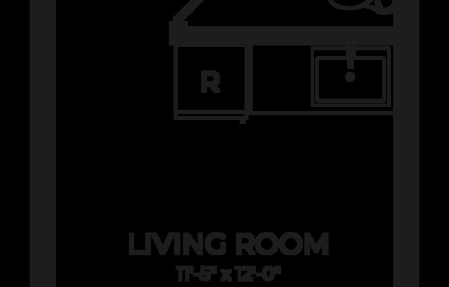 Studio, 1 bath, 240 sqft, $799