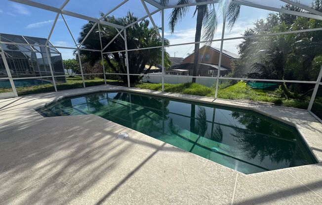 Move-In Ready 4-Bedroom Pool Home in Aylesbury! Pool Maintenance Included! Fresh Interior Paint! New Vinyl flooring in Living Area!