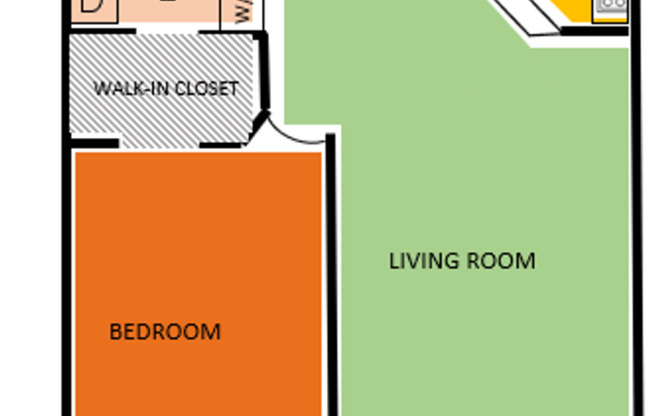 1 bed, 1 bath, 735 sqft, $936, Unit 305N