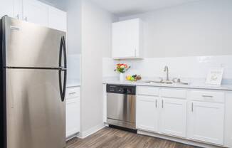 The Lighthouse Model Kitchen with Stainless Appliances