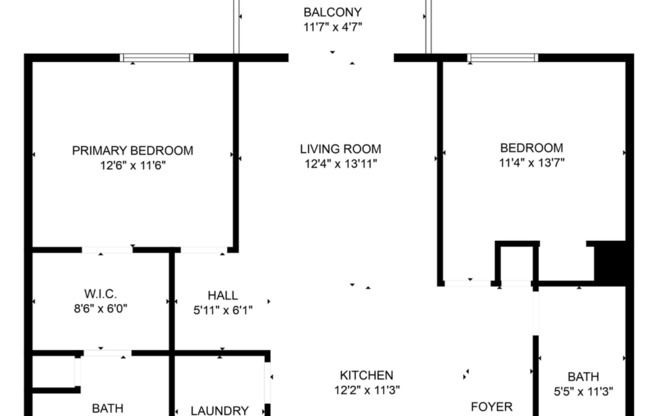 2 beds, 2 baths, 930 sqft, $1,020, Unit 800-108