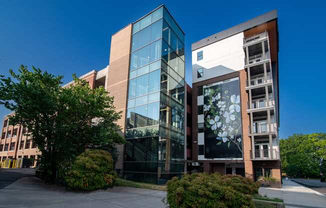 Apartment Building Exterior View at Novi Flats, Concord