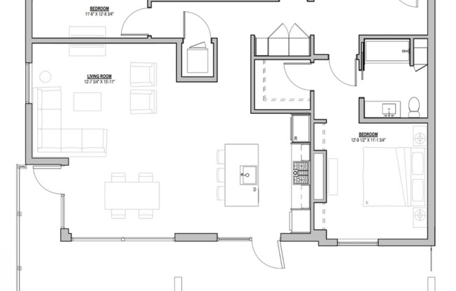 2 beds, 2 baths, 1,350 sqft, $6,195, Unit 320