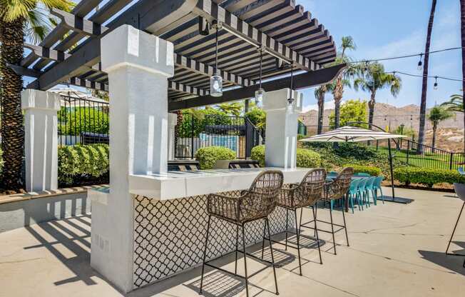 Upgraded BBQ Area at The Hills at Quail Run in Riverside, California