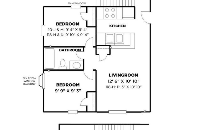 3 beds, 1 bath, $3,250, Unit CV 118-K