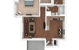 1 bed, 1 bath, 785 sqft, $1,507