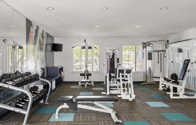 Fitness Center at Verona Apartments in Littleton, CO