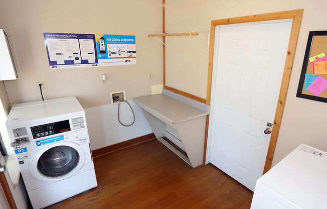 On-Site Laundry space at cross creek
