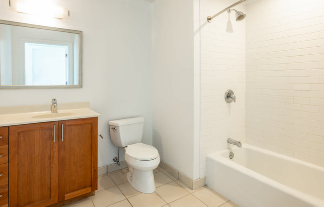 Bathroom With Hard Surface Flooring