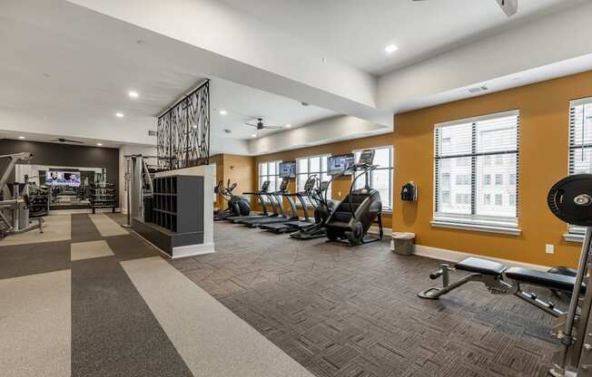Gym at Meeder Flats Apartment Homes, Pennsylvania