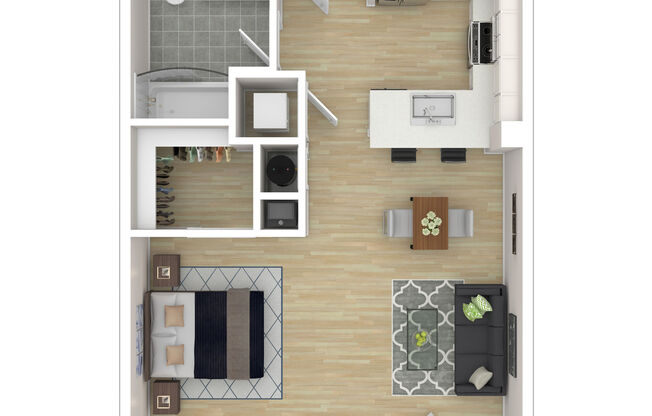 Studio, 1 bath, 548 sqft, $3,615