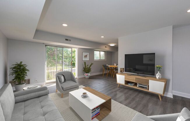 Living Area/Balcony-Renovated