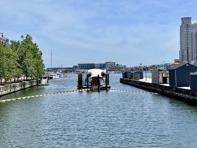 Mr. Trash Wheel in Inner Harbor