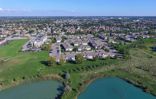 Ariel View of the Lakeside Park Community