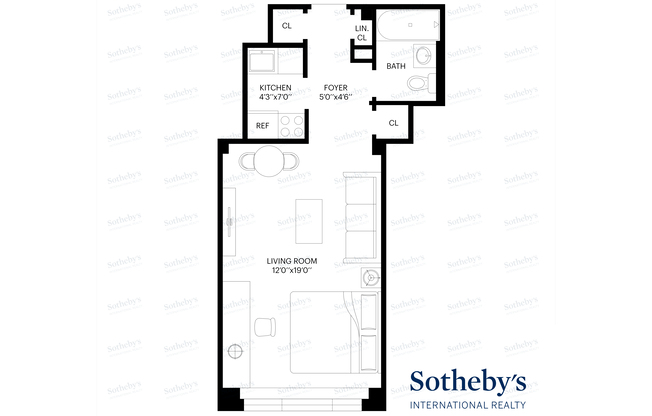 Studio, 1 bath, $3,399, Unit 3E
