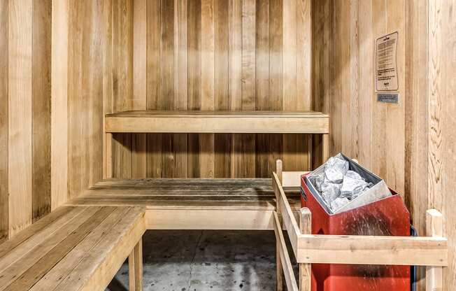 Sauna at Somerset Apartments in Lincoln, NE