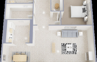 2 beds, 1 bath, 1,400 sqft, $1,319