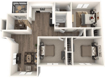 3 beds, 2 baths, 1,600 sqft, $1,610