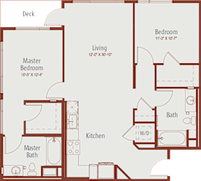 2 beds, 2 baths, 1,098 sqft, $4,086