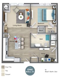 1 bed, 1 bath, 828 sqft, $2,535