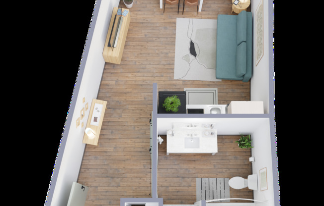 Studio, 1 bath, 329 sqft, $899, Unit 701