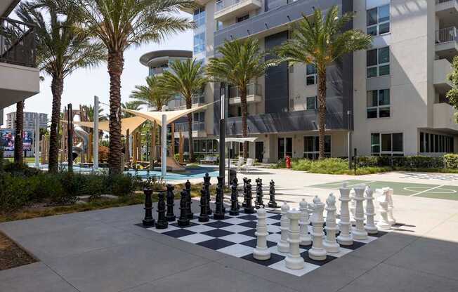 Courtyard Chessboard at Elements Apartments*, Irvine, CA
