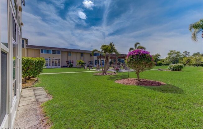 55+ Charming first-floor condo nestled in the serene Fairways 3 Condominiums