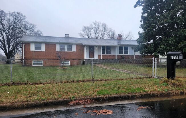 Large brick rancher with full finished basement/apartment