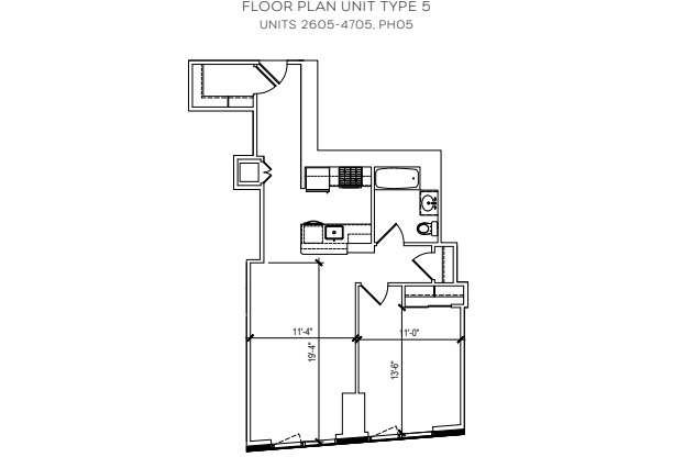 1 bed, 1 bath, $6,195, Unit 213205