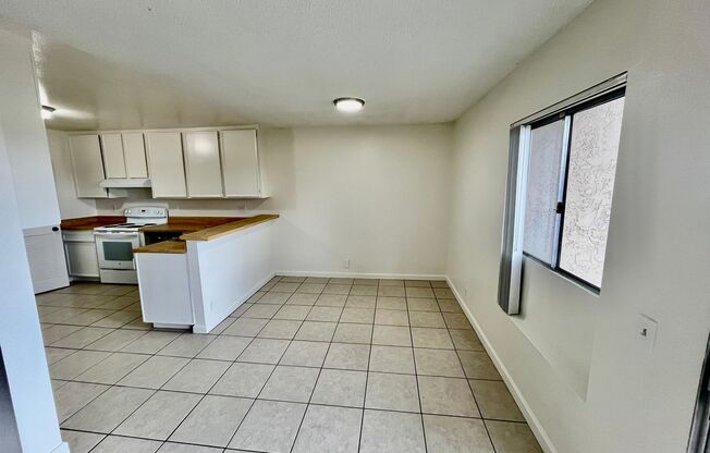 Spacious 2bd/2 bath with private patio in the heart of Paradise Hills.  2 carport spaces