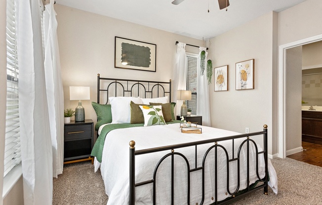 Large bedrooms and lots of natural light! at The Fairways at Star Ranch, Texas