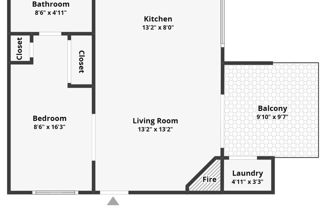 1 bed, 1 bath, $2,450